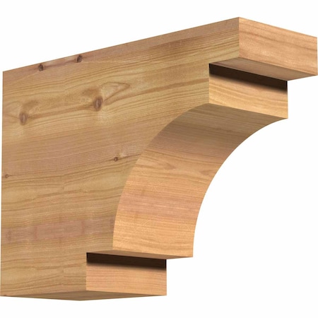 Ekena Millwork Mediterranean Smooth Rafter Tail, Western Red Cedar, 5 1/2"W x 12"H x 16"L RFT06X12X16MED00SWR
